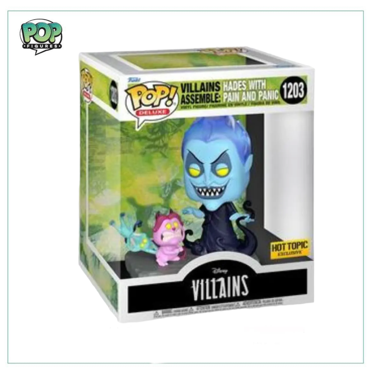 Villains Assemble: Hades With Pain And Panic #1203 Deluxe Funko Pop! Villains - Hot Topic Exclusive - Angry Cat