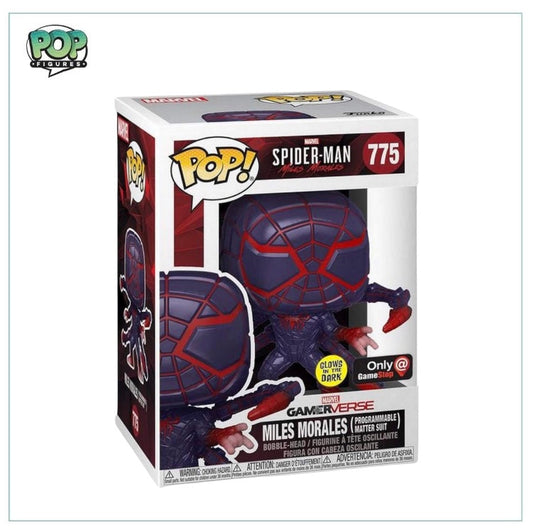 Miles Morales (Programmable Matter Suit) Glow in the Dark #840 Funko Pop! Marvel Spider-Man, GameStop Exclusive - Angry Cat