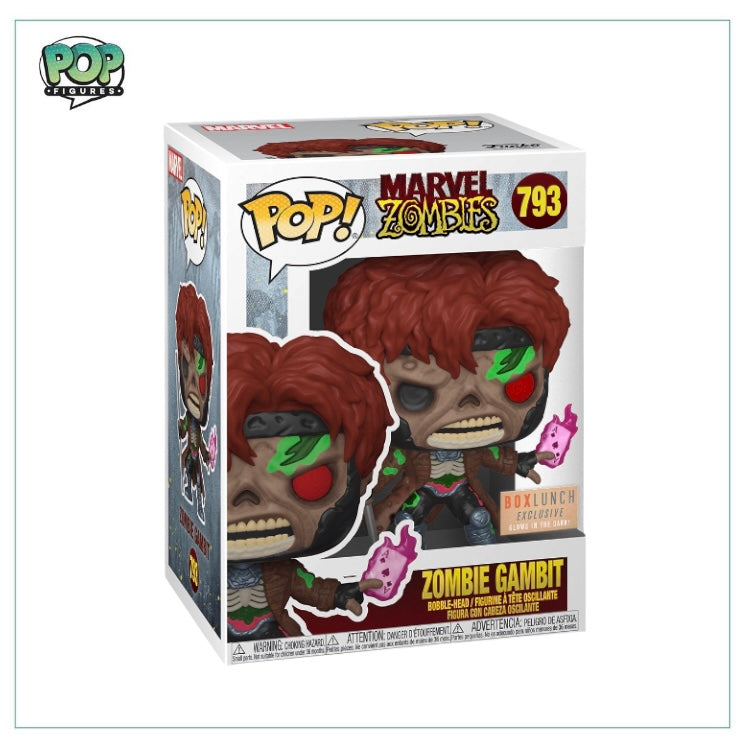 Zombie Gambit (Glow In The Dark) #793 Funko Pop! Marvel Zombies, Box Lunch Exclusive - Angry Cat