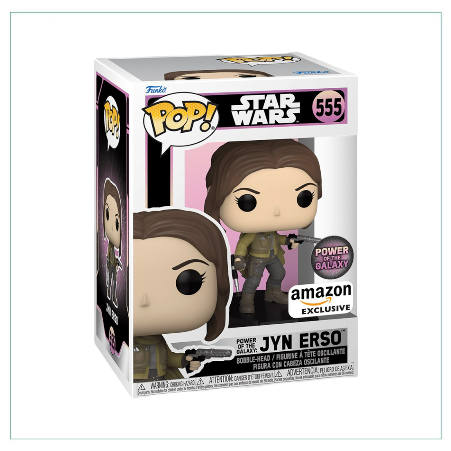 Jyn Erso #555 Funko Pop! Power of the Galaxy Star Wars - Amazon Exclusive - Angry Cat
