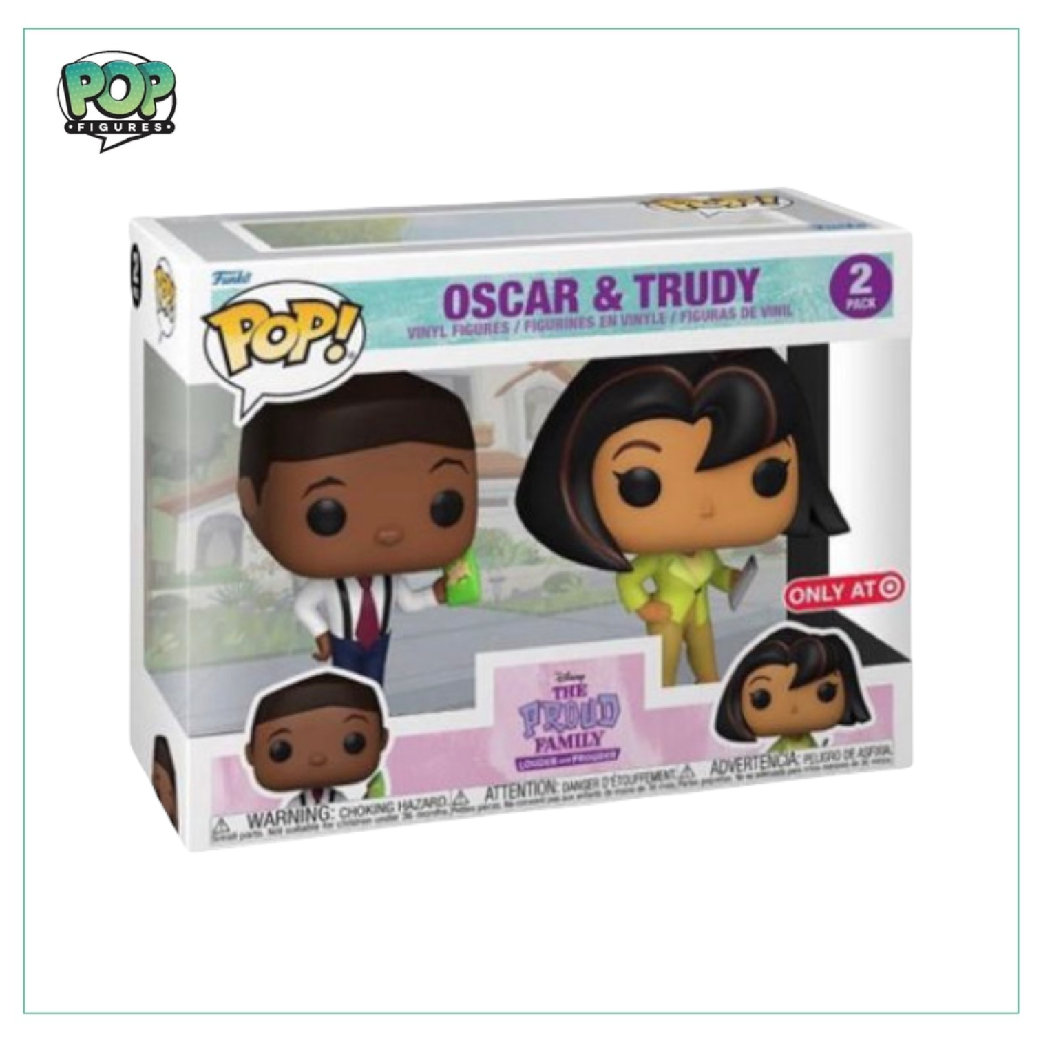 Oscar & Trudy Deluxe 2 Pack Funko Pop! The Proud Family - Target Exclusive - Angry Cat