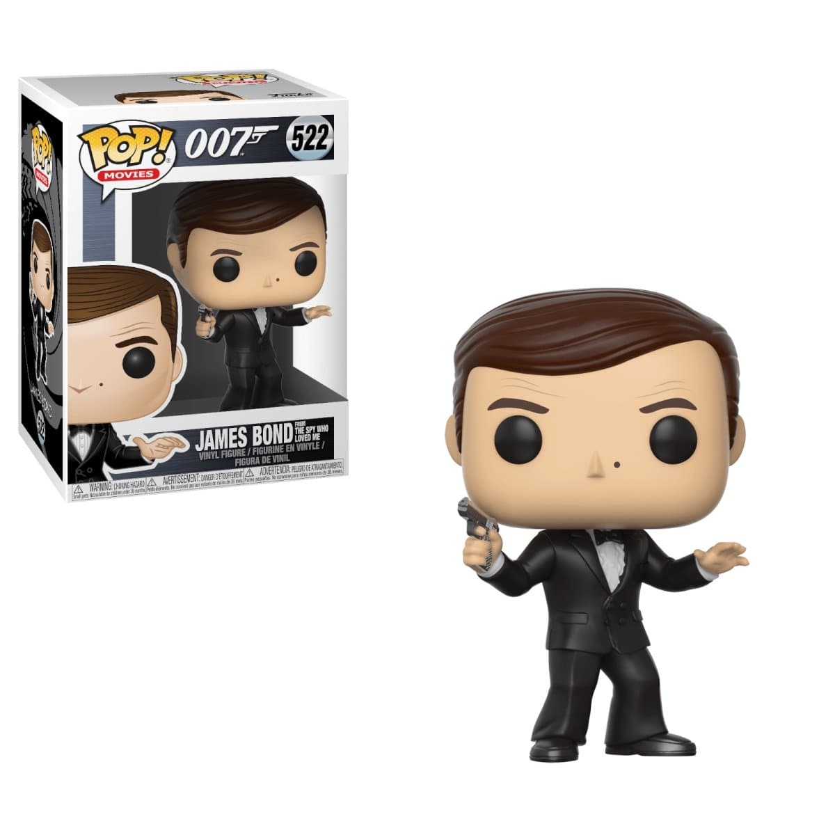 James Bond from The Spy Who Loved Me#522 Funko Pop! Movies, 007 - Angry Cat