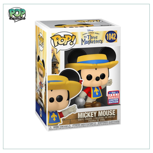 Mickey Mouse #1042 Funko Pop! -  Disney The Three Musketeers - 2021 Virtual Funkon (Shared Sticker) - Angry Cat