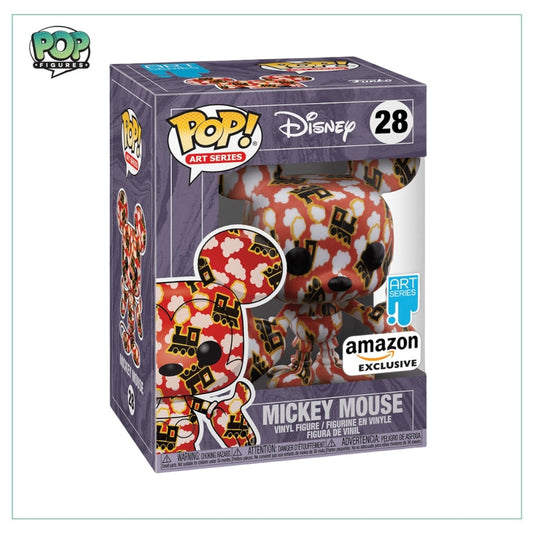 Mickey Mouse #28 Funko Pop! Disney: Art Series, Amazon Exclusive - Sealed In Hard Stack - Angry Cat
