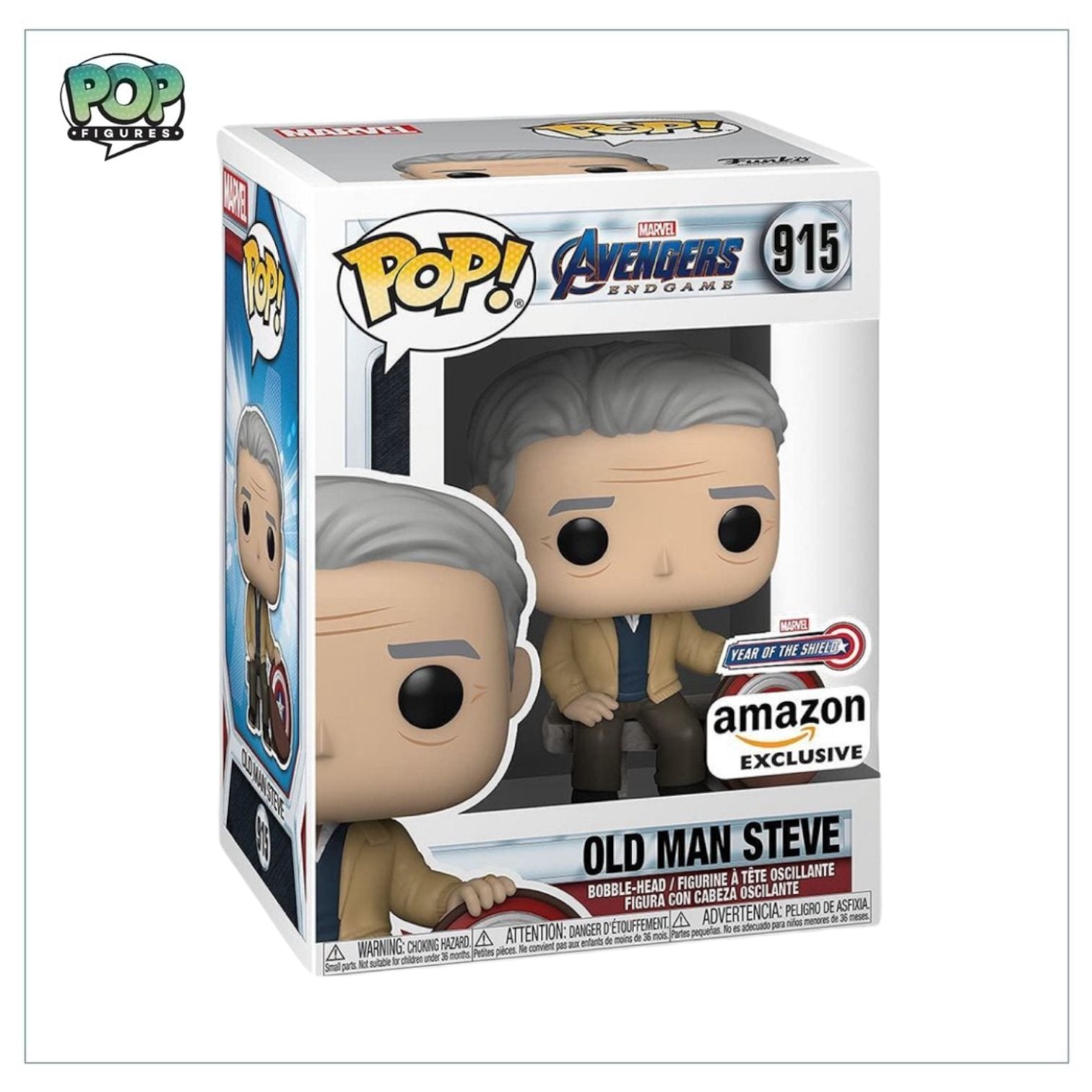 Old Man Steve #915 Funko Pop! Avengers Endgame - Amazon Exclusive - Angry Cat