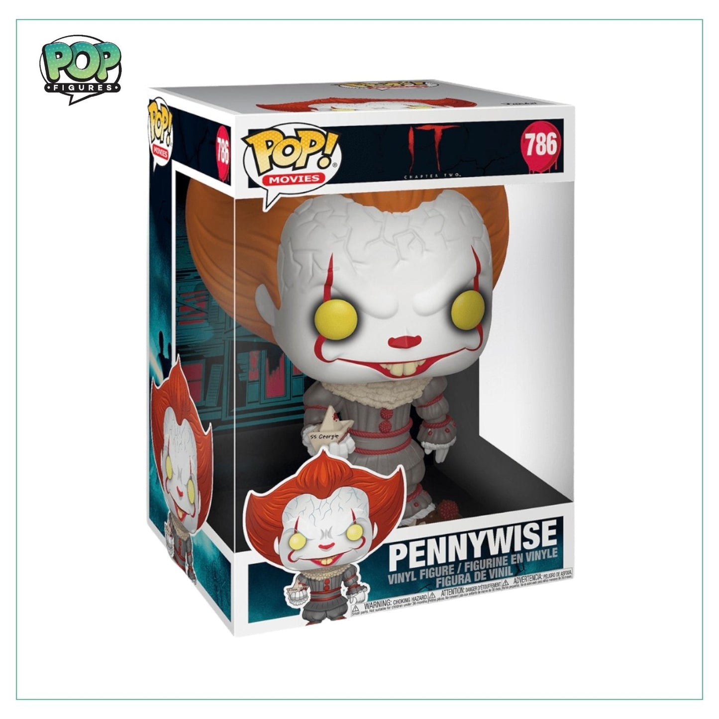 Pennywise #786 Deluxe Funko 10” Pop! IT - Chapter Two - Angry Cat