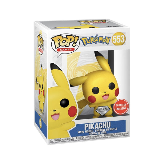 Pikachu (Diamond Collection) #553 Funko Pop! GameStop Exclusive - Angry Cat
