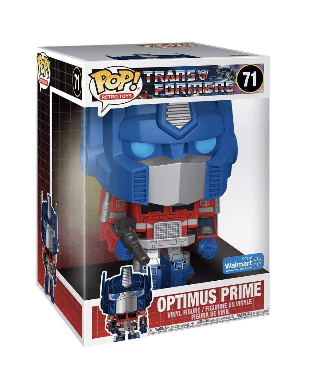 Optimus Prime  #71 Deluxe Funko Pop! Transformers, Walmart Exclusive - Angry Cat