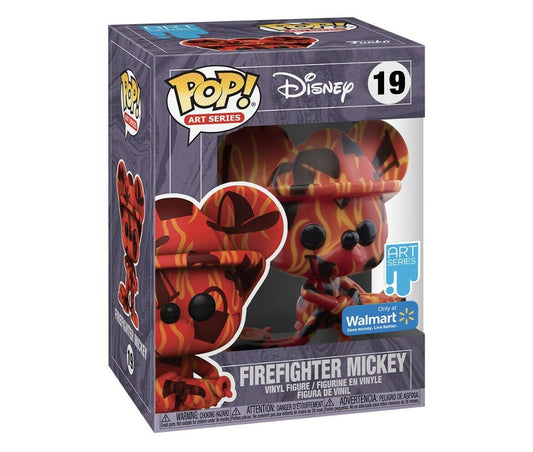 Firefighter Mickey (Art Series) #19 Funko Pop! Disney, Walmart Exclusive - Angry Cat