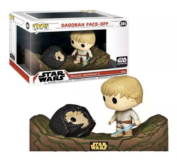 Dagobah Face-Off #284 Deluxe Funko Movie Moments! Star Wars - Smugglers Bounty Exclusive - Angry Cat