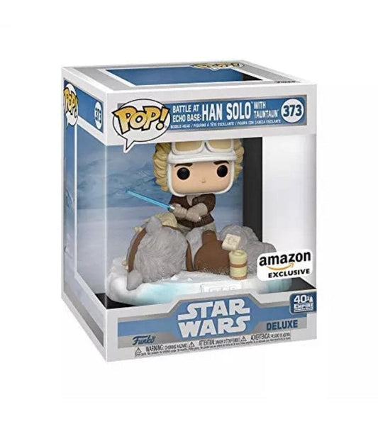 Battle At Echo Base: Han Solo With Tauntaun #373 Deluxe Funko Pop! Star Wars - Amazon Exclusive - Angry Cat