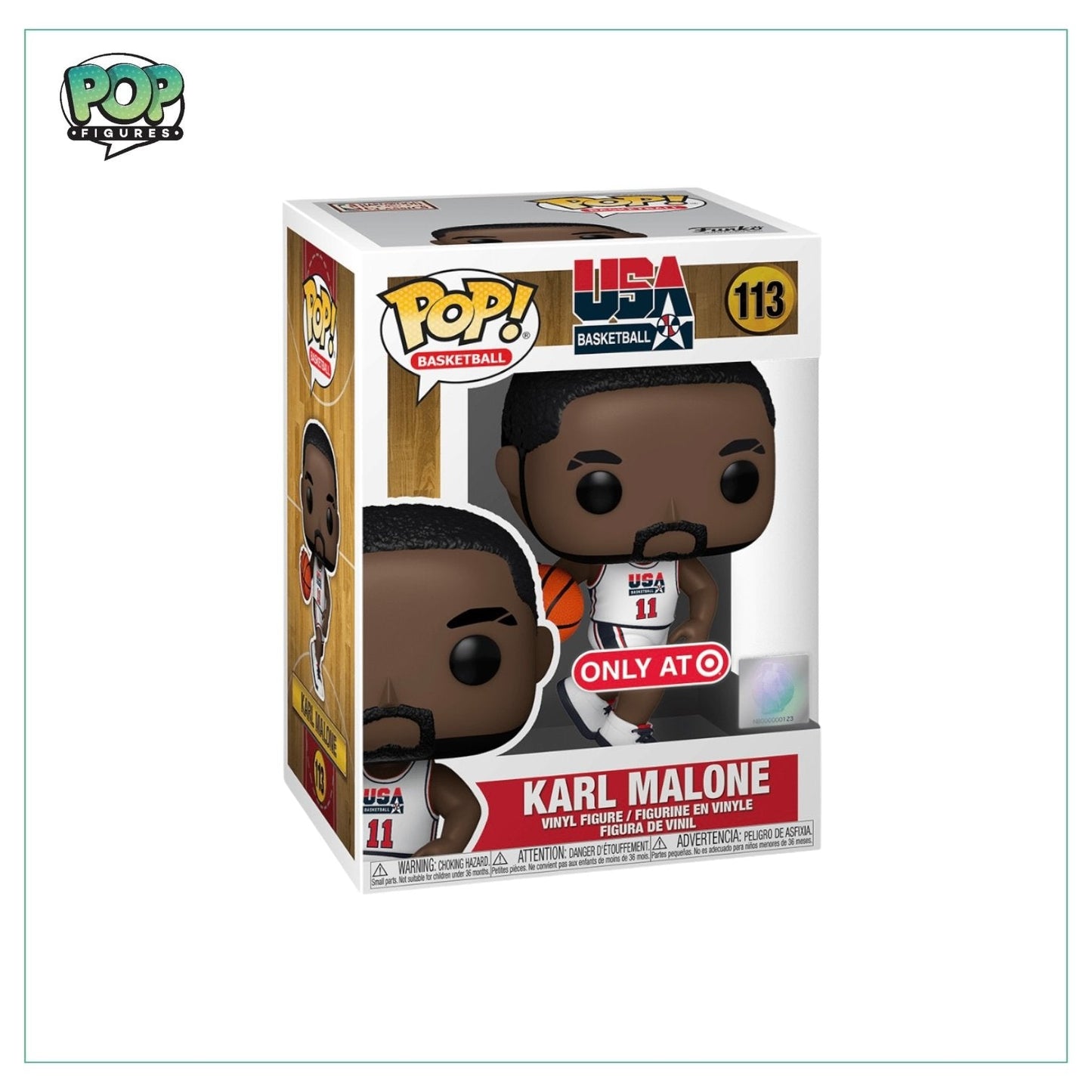 Karl Malone #113 Funko Pop! - USA Basketball - Target Exclusive - Angry Cat