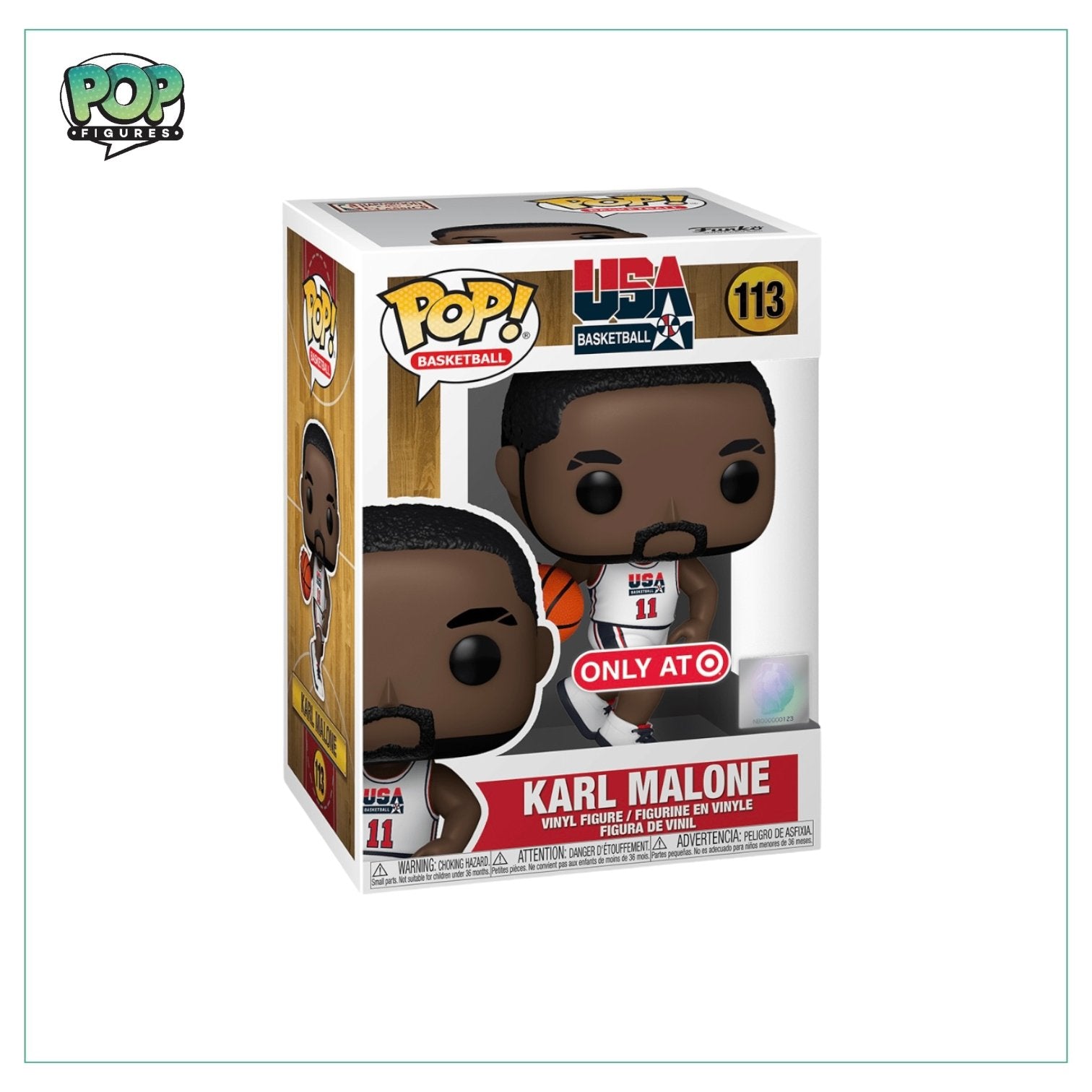 Karl Malone #113 Funko Pop! - USA Basketball - Target Exclusive - Angry Cat