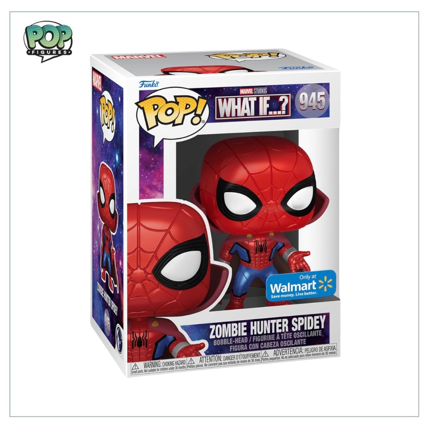 Zombie Hunter Spidey #945 Funko Pop! - Marvel What If…? - Walmart Exclusive - Angry Cat